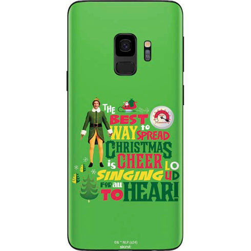 Elf Spread Christmas Cheer Galaxy S9 Skin